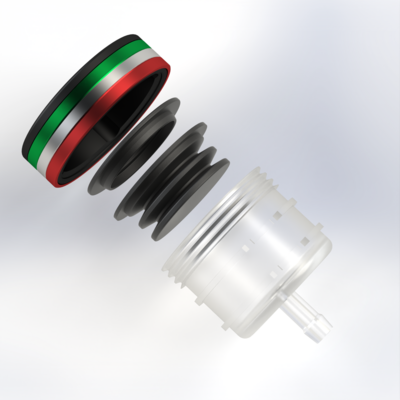 FotoRear brake fluid cap Multistrada/Diavel tricolore